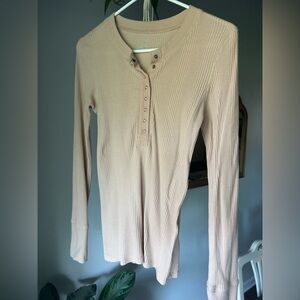 Aerie Light Pink Button Down Shirt